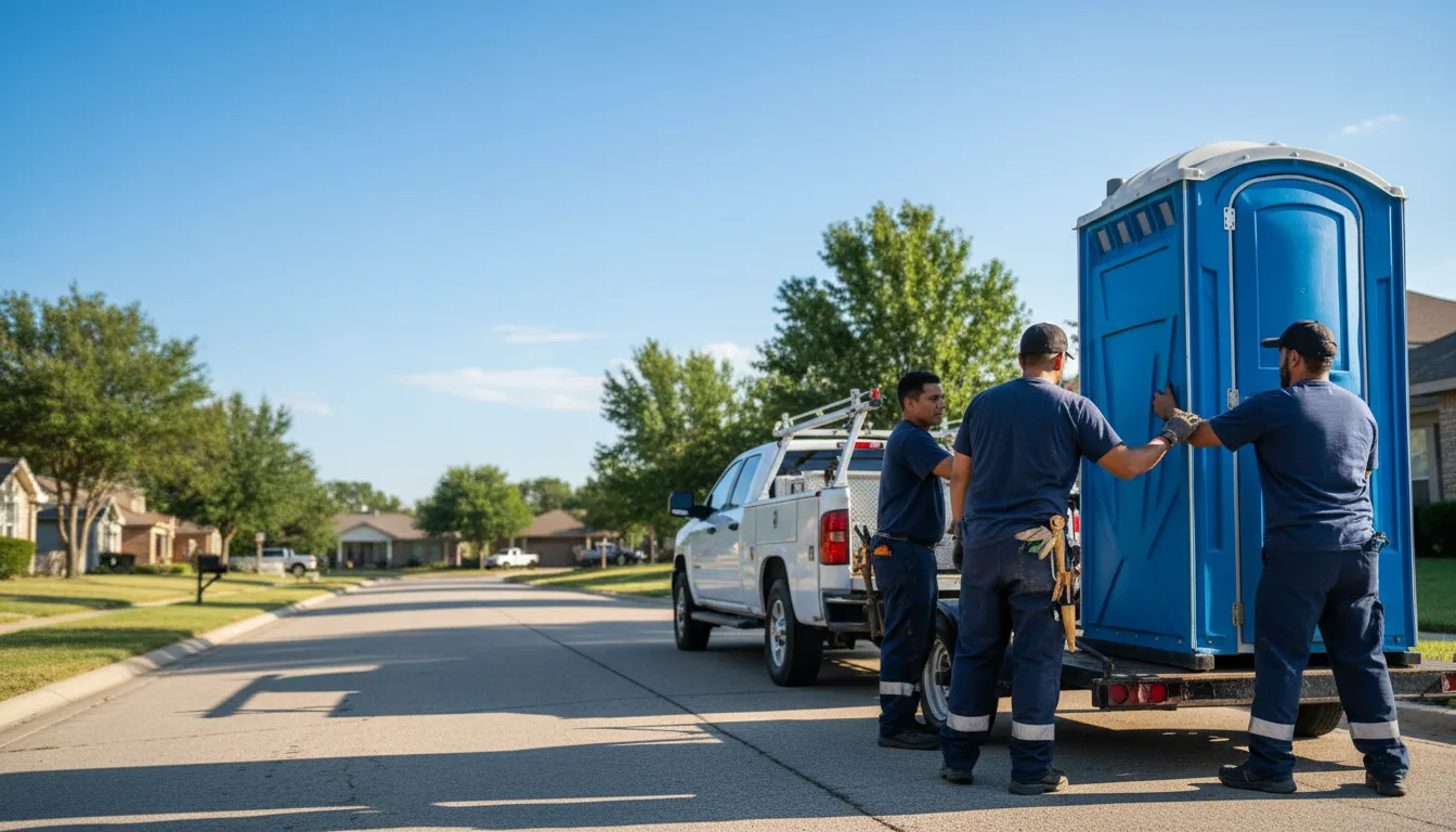 Portable Toilet Rental in Douglassville, TX near me